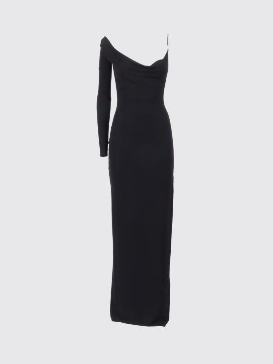 26SS 엘리자베타프랜치 롱 원피스 ABR4762E2 110 Black - ELISABETTA FRANCHI