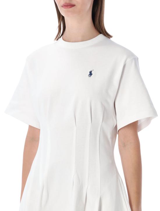 26SS 폴로 랄프로렌 미디 원피스 211A96342 002 Bianco - POLO RALPH LAUREN