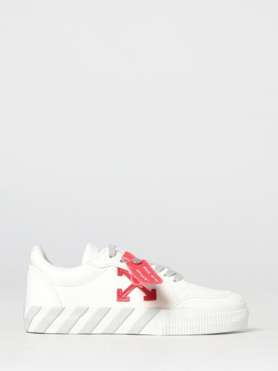 26SS [키즈] 오프화이트 스니커즈 OBIA003S26LEA001 0105 White