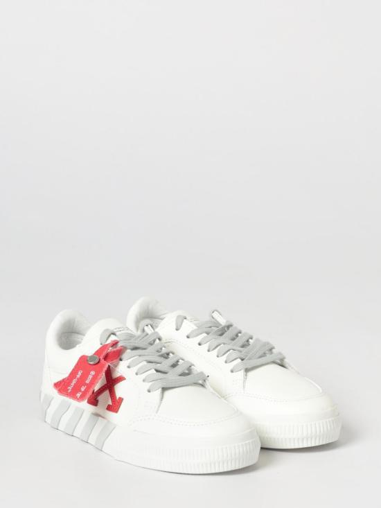 26SS [키즈] 오프화이트 스니커즈 OBIA003S26LEA001 0105 White - OFF WHITE