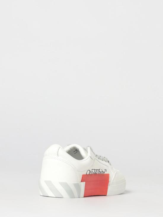26SS [키즈] 오프화이트 스니커즈 OBIA003S26LEA001 0105 White - OFF WHITE