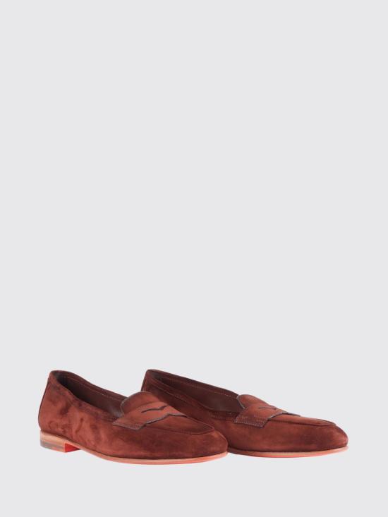 26SS 산토니 로퍼 WUNY71031SA4SAEA S26 Brown - SANTONI