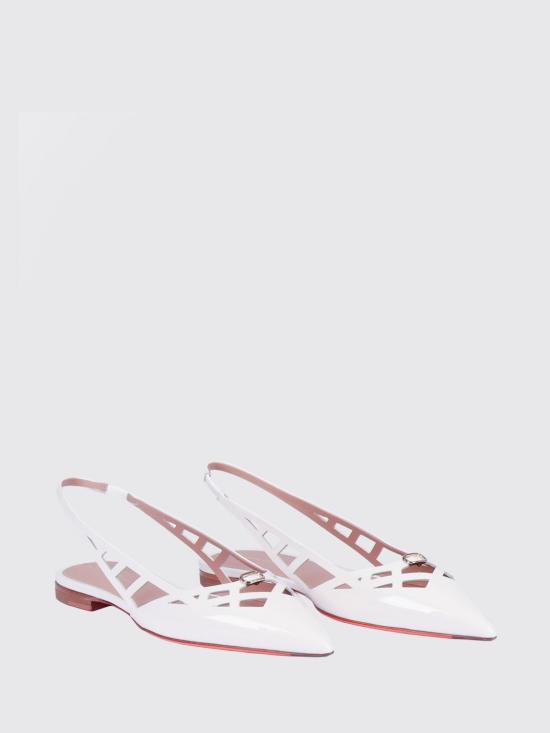 26SS 산토니 플랫 슈즈 WAIR72071HA1NVHD I80 White - SANTONI