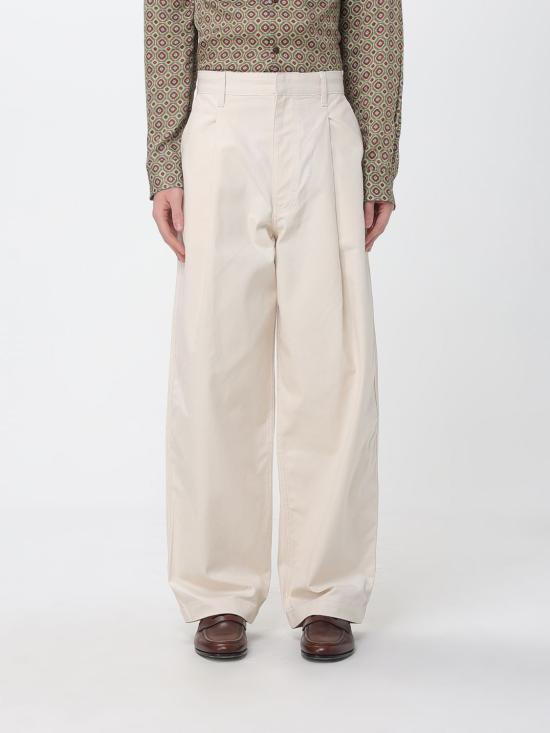 26SS 드롤드무슈 스트레이트 팬츠 BP202CO252 OW White