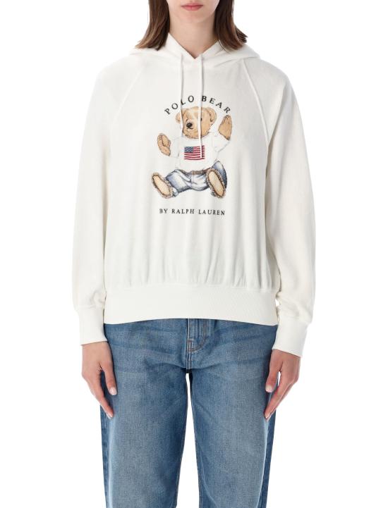 26SS 폴로 랄프로렌 후드 티셔츠 211A12745 001 Bianco