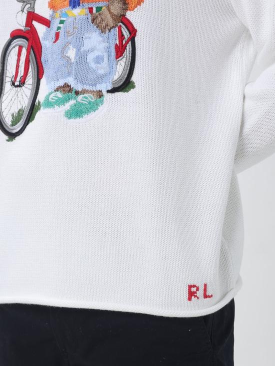 26SS 폴로 랄프로렌 스웨터 710B13896 001 White - POLO RALPH LAUREN