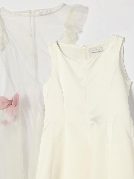 26SS [키즈] 모나리자 원피스 71G905T9945 0191 Yellow Cream - MONNALISA