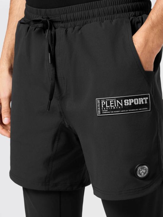 26SS 플레인스포츠 숏팬츠 AADCMJT2454SNY003N 02 Black - PLEIN SPORT