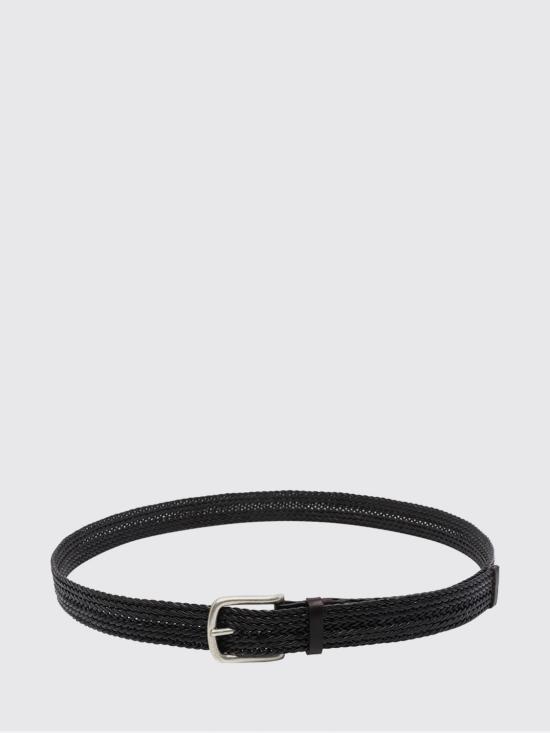 26SS 오르치아니 가죽 벨트 U08166PLG TESTA DI MORO Brown