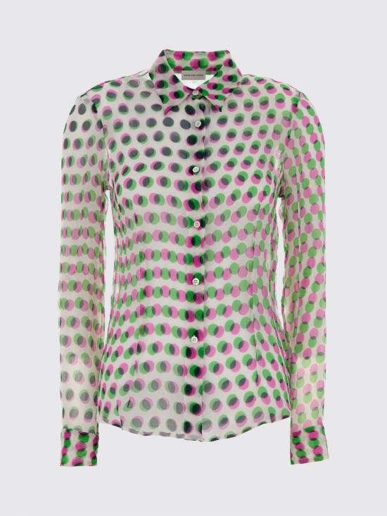 26SS 드리스 반 노튼 블라우스 2610107663094 005 Ecru - DRIES VAN NOTEN