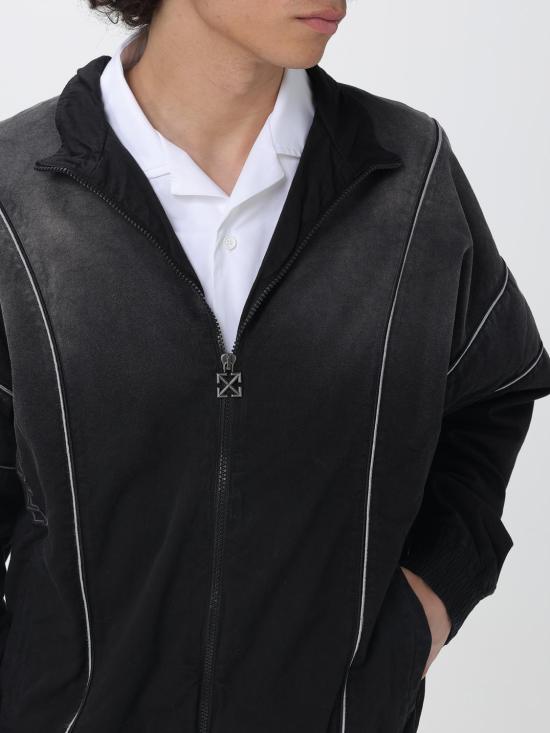 26SS 오프화이트 자켓 44MBD05MS26F002 0001 Black - OFF WHITE