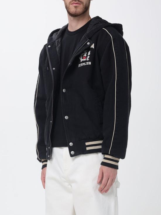 26SS 아이스크림 봄버 자켓 IC25401 WASHED Black - ICECREAM