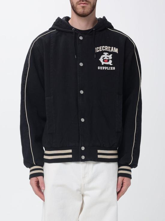 26SS 아이스크림 봄버 자켓 IC25401 WASHED Black