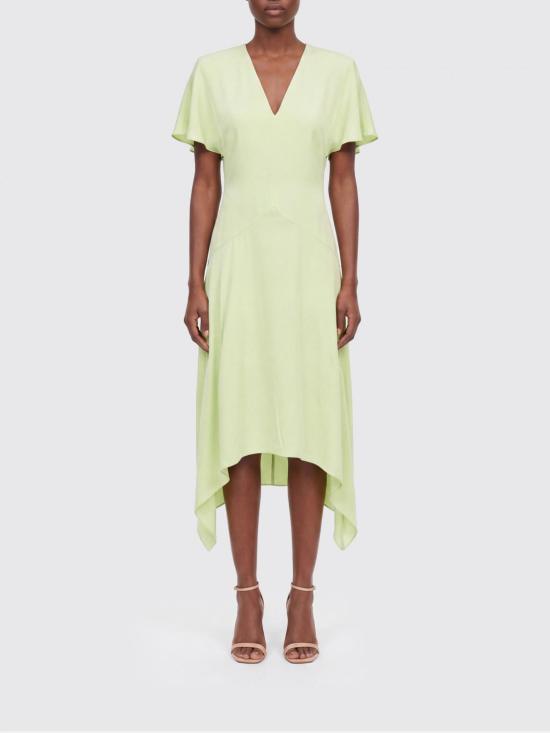 26SS 스텔라 맥카트니 미디 원피스 6A06973FU302 Grass Green