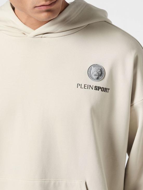 26SS 플레인스포츠 후드 티셔츠 SAECMJB3578STE001N 10 Grey - PLEIN SPORT