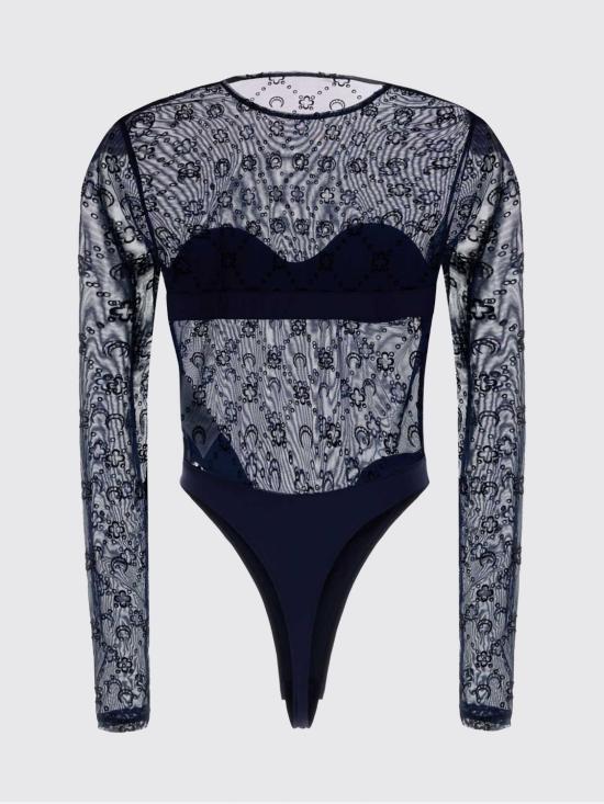 26SS 마린세르 긴팔 티셔츠 WTO474ACJER0005 BL90 Navy - MARINE SERRE