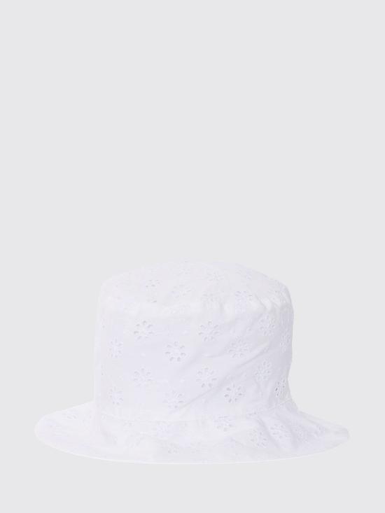 26SS [키즈] 모나리자 모자 17G0047043 0099 White - MONNALISA