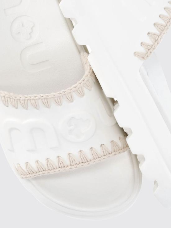 26SS 모우 뮬/슬리퍼 MUSW661000N WHI White - MOU