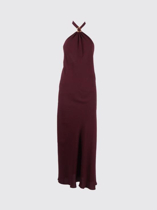 26SS 포르테포르테 롱 원피스 14884MYDRESS 2543 Burgundy - FORTE FORTE