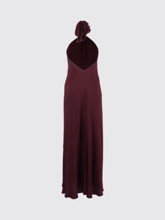 26SS 포르테포르테 롱 원피스 14884MYDRESS 2543 Burgundy - FORTE FORTE