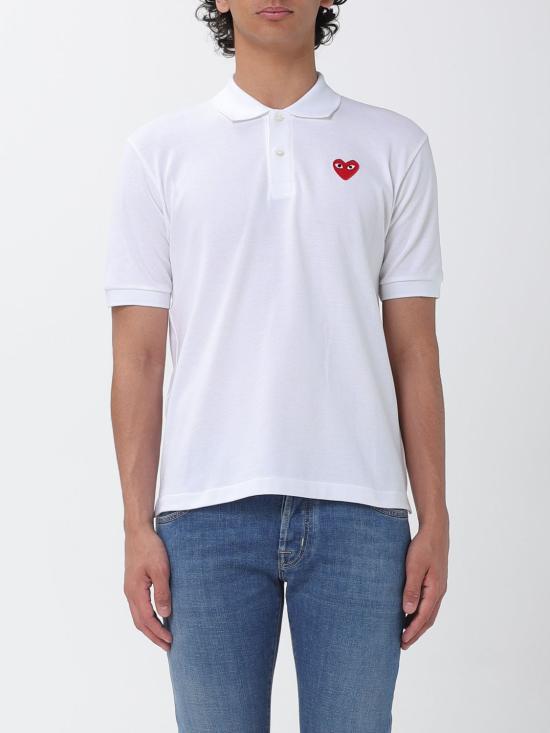 26SS 꼼데가르송 폴로 티셔츠 AXT006 5 White