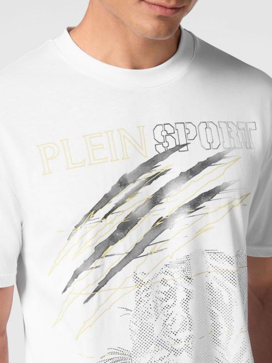 26SS 플레인스포츠 반팔 티셔츠 SAECMTK8006STE001N 0193 White - PLEIN SPORT