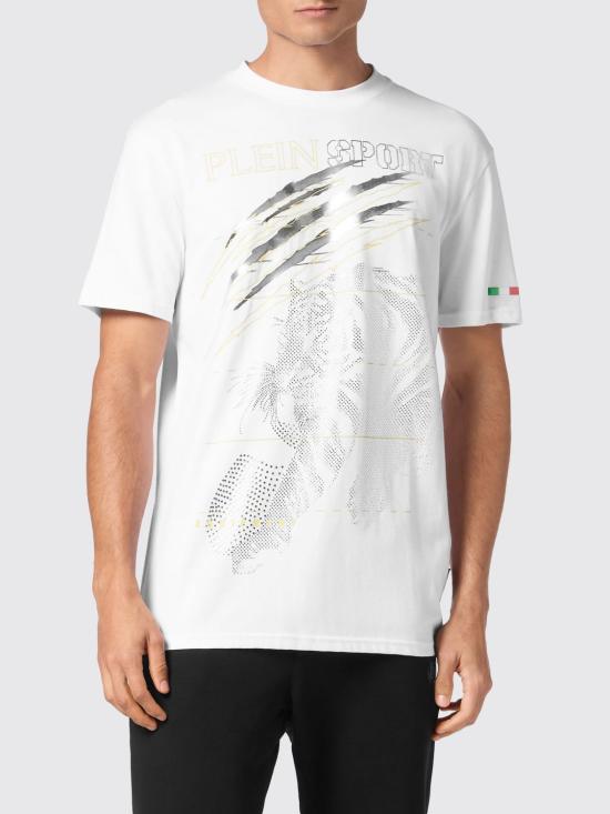 26SS 플레인스포츠 반팔 티셔츠 SAECMTK8006STE001N 0193 White