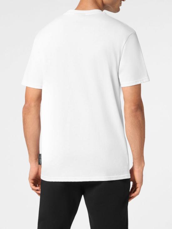 26SS 플레인스포츠 반팔 티셔츠 SAECMTK8009STE001N 0170 White - PLEIN SPORT