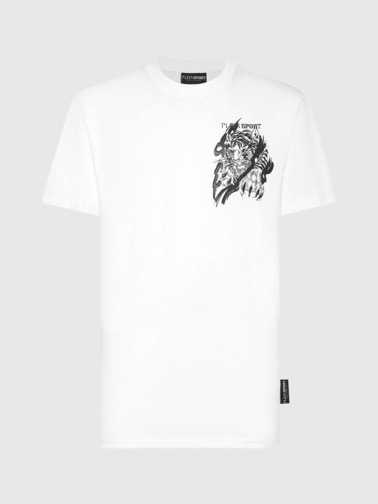 26SS 플레인스포츠 반팔 티셔츠 SAECMTK8014STE001N 0102 White - PLEIN SPORT