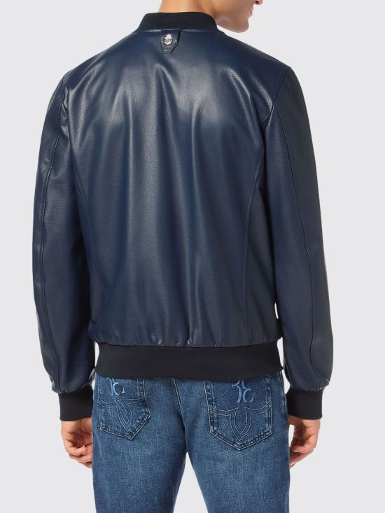 26SS 빌리어네어 가죽 자켓 BAECMLB1944BLE029N 14 Blue - BILLIONAIRE