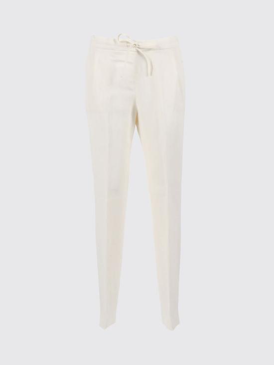 26SS 파비아나 필리피 플루이드 린넨 비스코스 트라우저 PAD276F366M150 0145 White - FABIANA FILIPPI