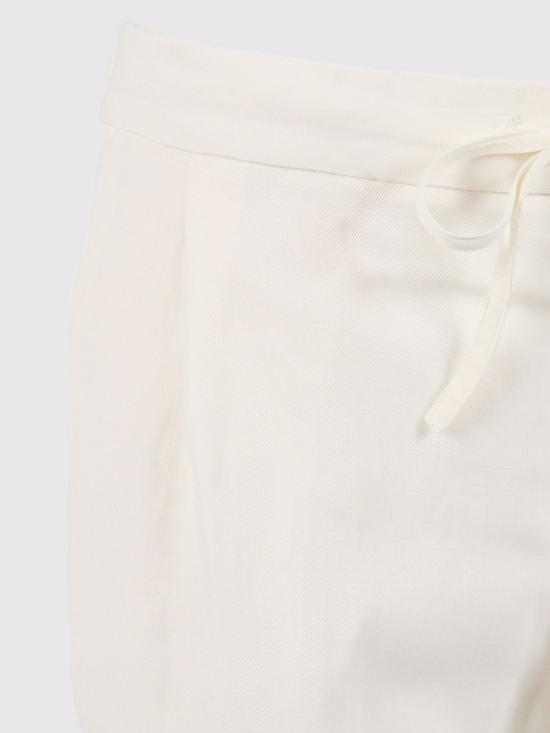 26SS 파비아나 필리피 플루이드 린넨 비스코스 트라우저 PAD276F366M150 0145 White - FABIANA FILIPPI