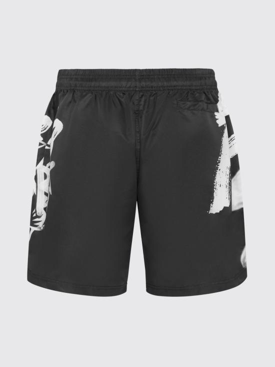 26SS 플레인스포츠 숏팬츠 UAECMMT0406STE003N 02 Black - PLEIN SPORT