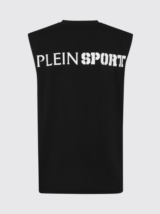 26SS 플레인스포츠 민소매 티셔츠 UAECMTK8580SJY001N 02 Black - PLEIN SPORT