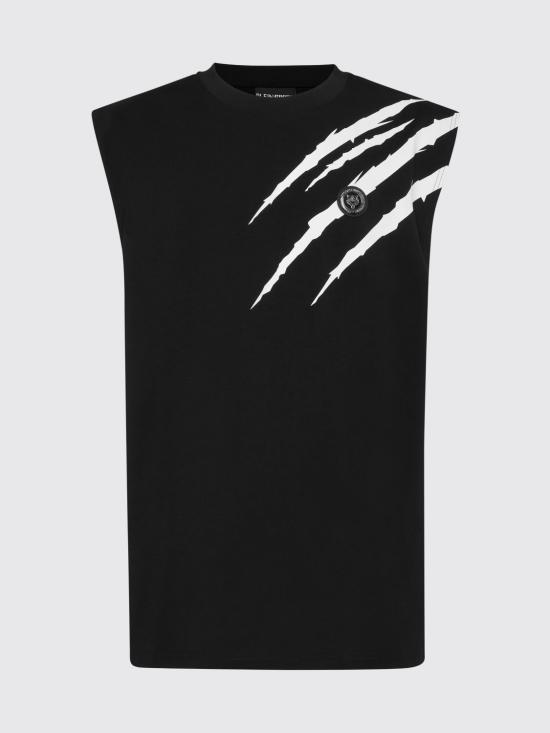 26SS 플레인스포츠 민소매 티셔츠 UAECMTK8580SJY001N 02 Black - PLEIN SPORT