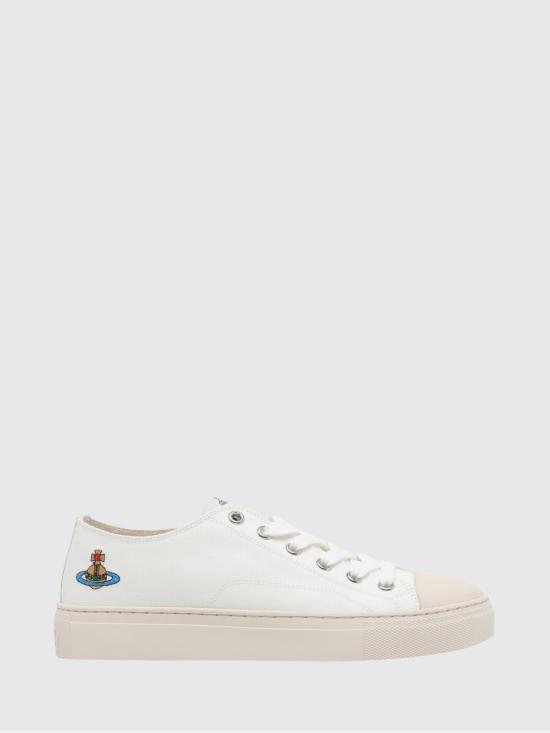 26SS 비비안웨스트우드 플림솔 스니커즈 75020063WW0165 A402 White