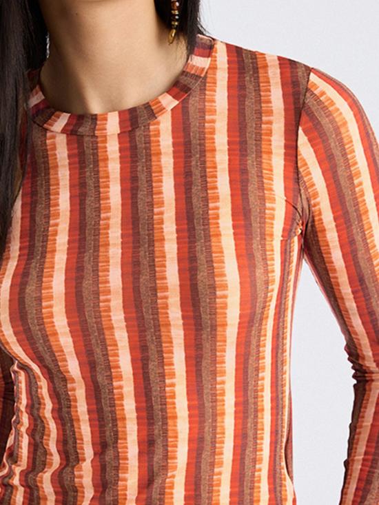 26SS 모모니 긴팔 티셔츠 265MMOTS011265MO45 2070 Orange - MOMONI