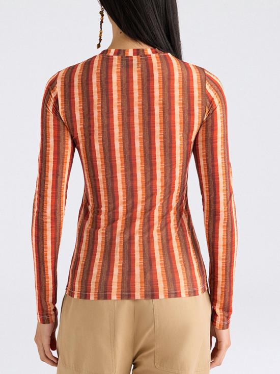 26SS 모모니 긴팔 티셔츠 265MMOTS011265MO45 2070 Orange - MOMONI