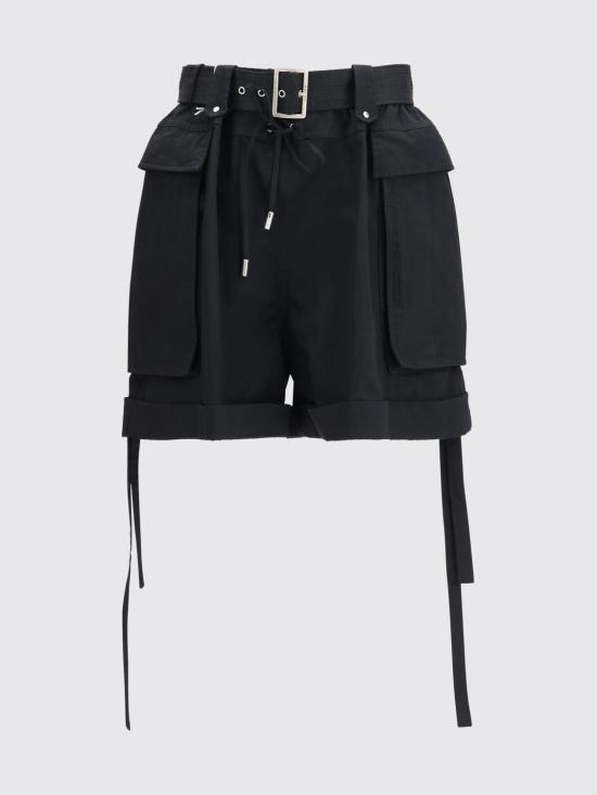 26SS 알렉산더 맥퀸 숏팬츠 868654QZAQZ 1000 Black - ALEXANDER MCQUEEN