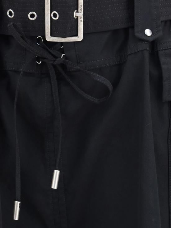 26SS 알렉산더 맥퀸 숏팬츠 868654QZAQZ 1000 Black - ALEXANDER MCQUEEN