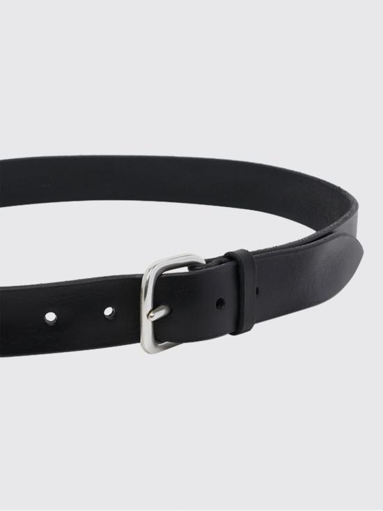 26SS 오르치아니 가죽 벨트 U08249BUS NER Black - ORCIANI