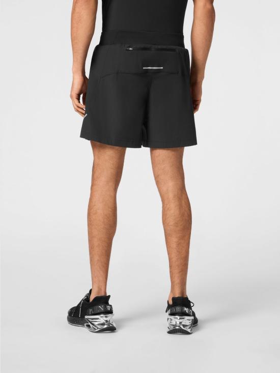 26SS 플레인스포츠 숏팬츠 SAECMJT2487STE003N 02 Black - PLEIN SPORT