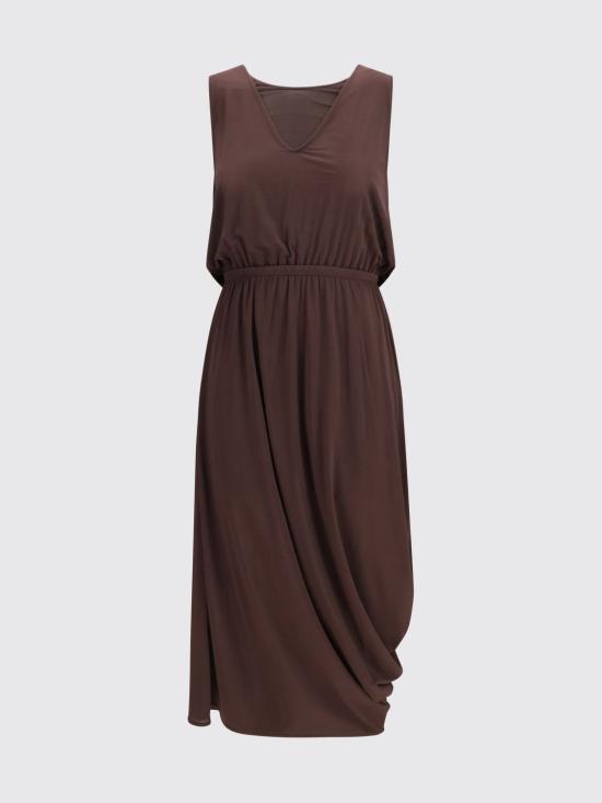 26SS 르메르 롱 원피스 DR1146LJ1050 BR523 Brown - LEMAIRE