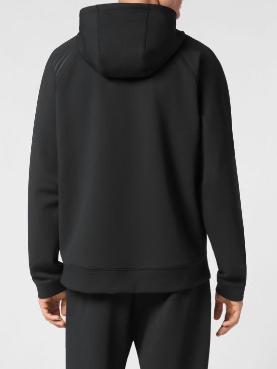 26SS 플레인스포츠 후드 티셔츠 SAECMJB3582STE003N 02 Black - PLEIN SPORT