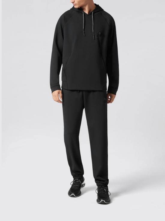 26SS 플레인스포츠 후드 티셔츠 SAECMJB3582STE003N 02 Black - PLEIN SPORT