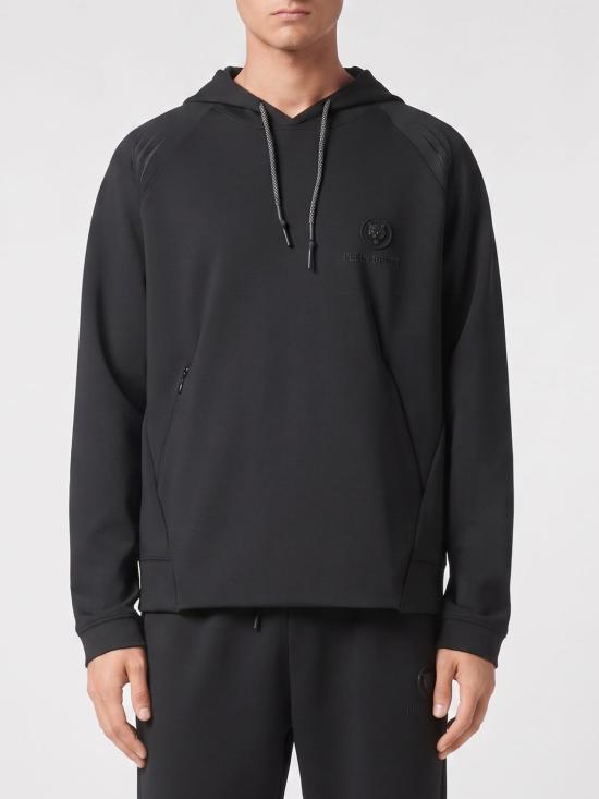 26SS 플레인스포츠 후드 티셔츠 SAECMJB3582STE003N 02 Black