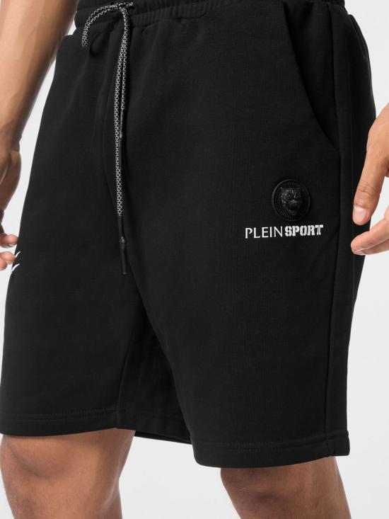 26SS 플레인스포츠 숏팬츠 SAECMJT2473STE001N 02 Black - PLEIN SPORT