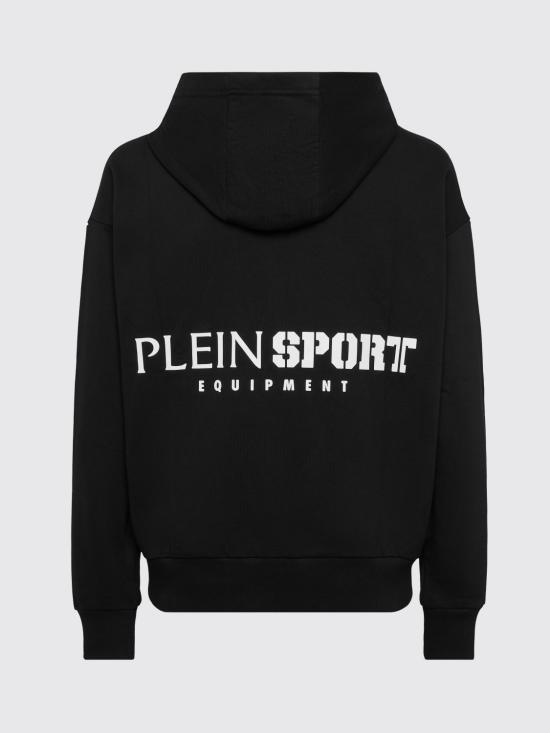 26SS 플레인스포츠 후드 티셔츠 SAECMJB3579STE001N 02 Black - PLEIN SPORT