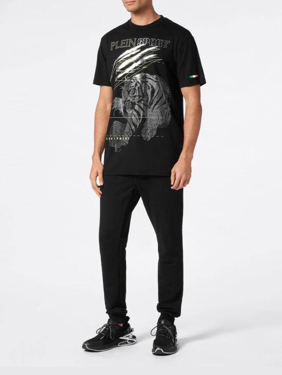 26SS 플레인스포츠 반팔 티셔츠 SAECMTK8006STE001N 0270 Black - PLEIN SPORT