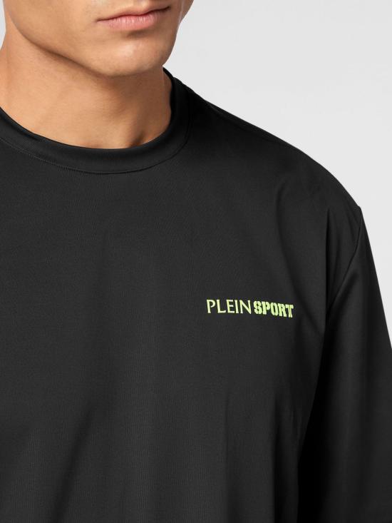 26SS 플레인스포츠 반팔 티셔츠 SAECMTK7989STE003N 02 Black - PLEIN SPORT
